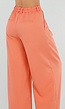 Coral Petite Pantalon met Wijde Pijpen en Plooien