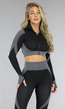 Zwart Sport Knitted 2-Piece Set