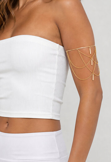 Gouden Layered Arm Ketting