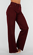 Bordeauxrode Denim Tall Jeans met Straight Leg en Extra Lange Pijpen