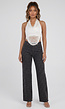 Witte Halter Franjetop met Padded Ondertop