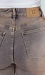 Dirty Beige High Waist Tall Jeans met Stretch en Lange Pijpen