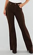 Bruine High Waist Straight Leg Tall Jeans met Lange Pijpen
