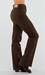 Bruine High Waist Straight Leg Tall Jeans met Lange Pijpen