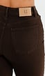 Bruine High Waist Straight Leg Tall Jeans met Lange Pijpen