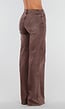 Roodbruine Extra Tall Straight Leg Jeans met Wijde Pijpen