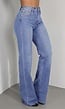 Blauwe Tall Straight Leg Stretch Jeans met Rechte Pijpen