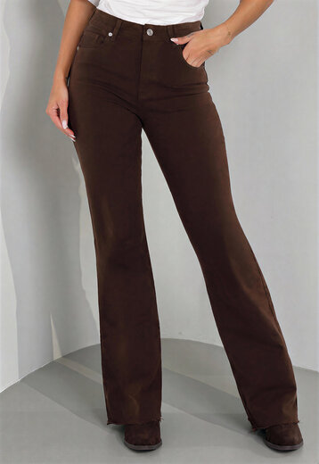 Bruine High Waist Straight Leg Tall Jeans