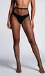 Zwarte Basic Panty met Kleine Fishnet