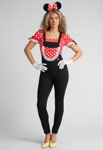 Minnie Mouse Kostuum met Oortjes en Strikjes
