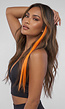 Clip in Haarextension Oranje