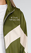 Rive Gauche Tweedelig Trainingspak Groen met Witte Strepen