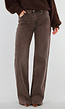 Bruine Extra Tall Straight Leg Jeans met Gewassen Effect
