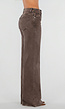 Bruine Extra Tall Straight Leg Jeans met Gewassen Effect