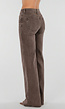 Bruine Extra Tall Straight Leg Jeans met Gewassen Effect