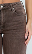 Bruine Extra Tall Straight Leg Jeans met Gewassen Effect