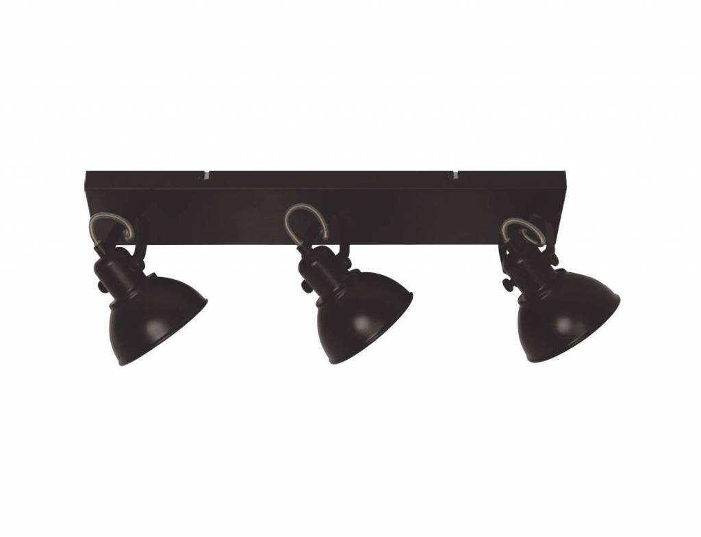 Spot Santo GU-10 LED 3 lichts Zwart Spot Santo GU-10 LED 3 lichts Zwart