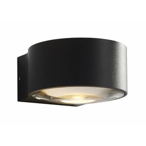 Wandlamp LED Hudson Antraciet IP54
