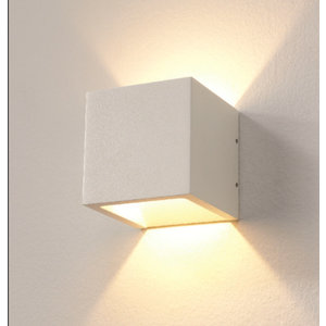 Wandlamp Cube Wit Led IP54