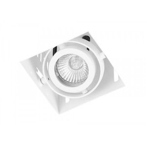 Inbouwspot Vierkant Wit Trimless GU10 *