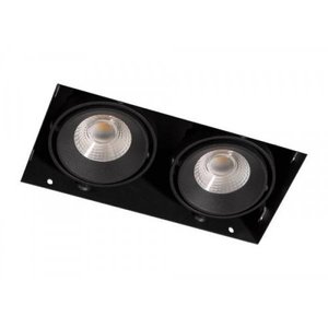 Inbouwspot Trimless Zwart 2 x 6.5Watt Led