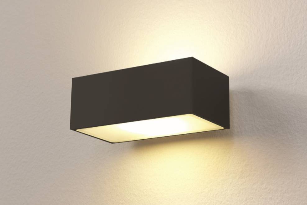 Wandlamp LED Eindhoven 100 Zwart IP54