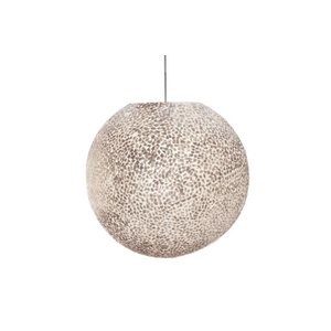 Hanglamp Wangi White Ball Ø 40cm - Capiz Schelpen