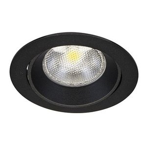 Inbouwspot Rond Zwart Draai & Kantelbaar GU10