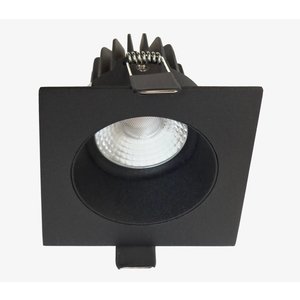 Artdelight Inbouwspot Venice Vierkant Verdiept Zwart IP44