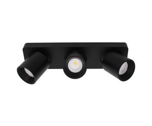 Spot Laguna Led Zwart 3Lichts
