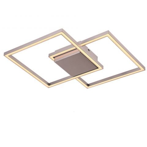 Plafondlamp Falcon Led RVS incl. Dimmer Plafondlamp Falcon Led RVS incl. Dimmer
