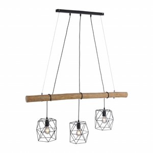 Hanglamp EDGAR  Zwart 3 Lichts