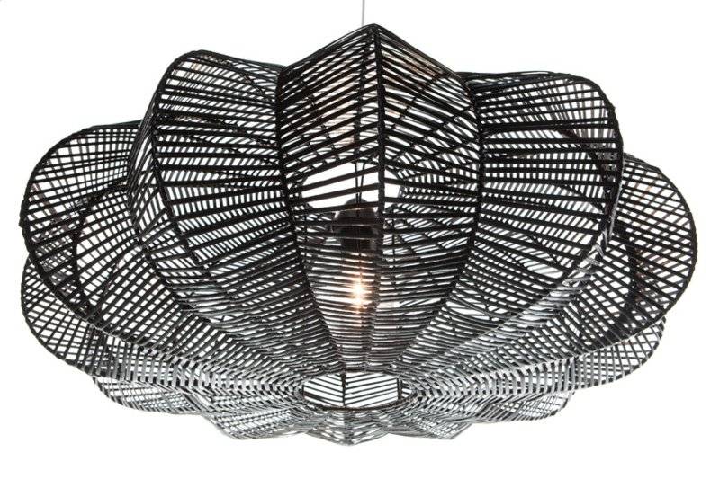 Hanglamp Star Rotan Zwart 80 cm