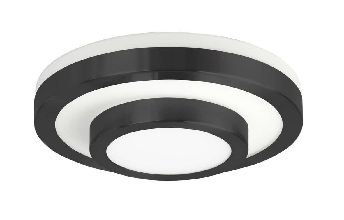 Plafondlamp Master Mat Zwart 26cm IP44 Plafondlamp Master Mat Zwart 26cm IP44