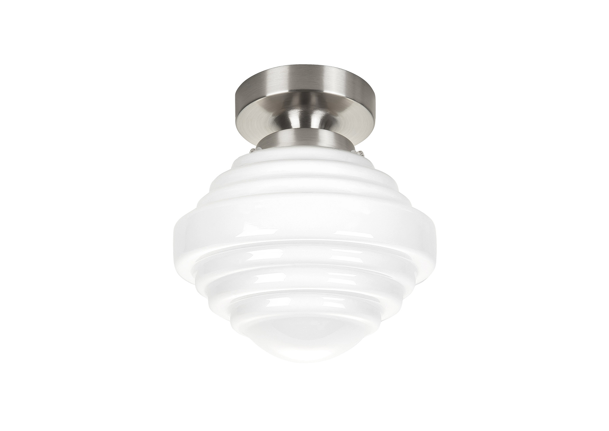 Plafoniere York in Wit opaal glans 15cm Plafoniere York in Wit opaal glans 15cm