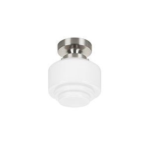 Plafondlamp Cambridge Wit Opaal Glans 15cm