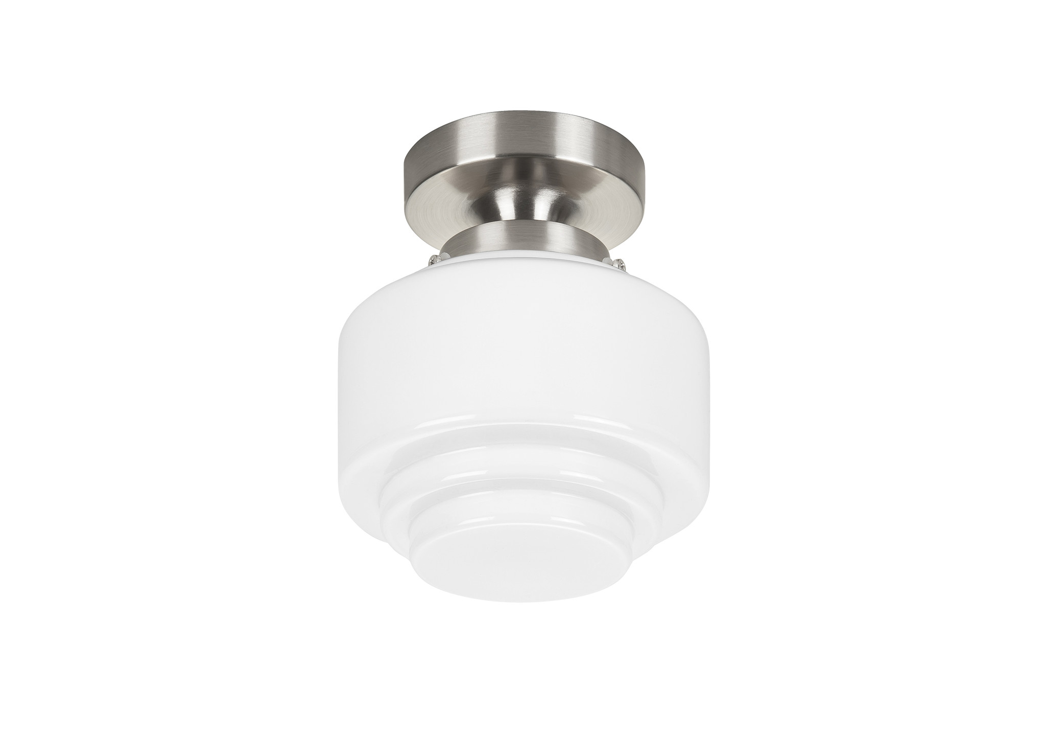 Plafondlamp Cambridge Wit Opaal Glans 15cm Plafondlamp Cambridge Wit Opaal Glans 15cm