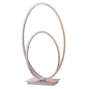 Tafellamp Ophelia Oval Led RVS 42cm