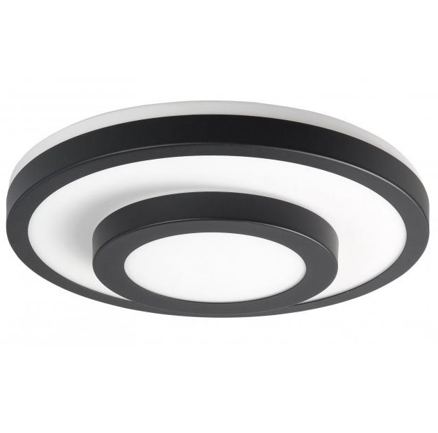 Plafondlamp Master Mat Zwart 35cm IP44 Plafondlamp Master Mat Zwart 35cm IP44