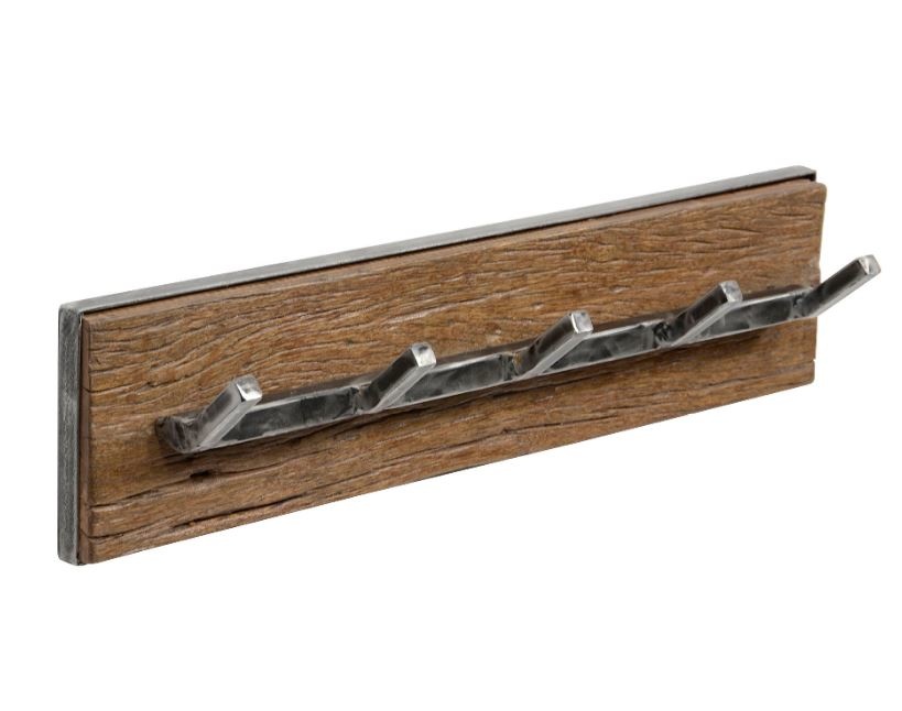 Kapstok Robuust Hout 5 Haken 60cm Kapstok Robuust Hout 5 Haken 60cm