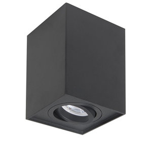 Spot Maxi Rebel GU10 Zwart Vierkant
