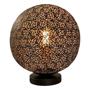 Tafellamp Moon Zwart & Mat Goud 30cm