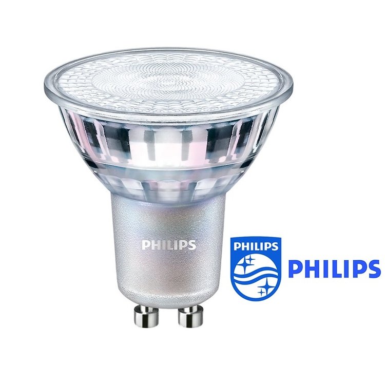 Bestel hier 10x Philips GU10 4.9Watt LEDlamp Dimbaar Lampentoppers.nl