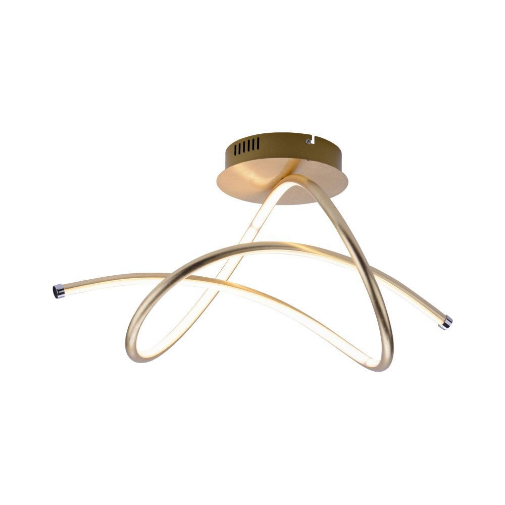 Plafondlamp Violetta Mat Goud Led Plafondlamp Violetta Mat Goud Led