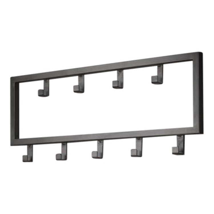 Kapstok Industrial Old Zilver 9 haken