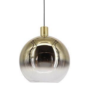 Hanglamp Rosario Glas Goud & Helder 30cm