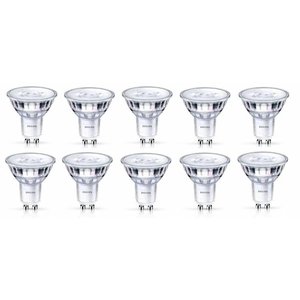 GU10 4.9 Watt LED-lamp Warm glow 10 Stuks