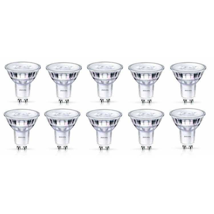 GU10 3.7 Watt LED-lamp Warm glow 10 Stuks