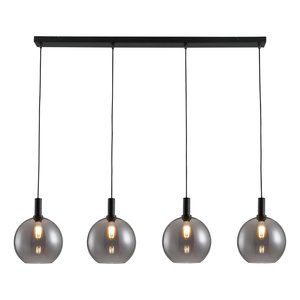 Hanglamp Chandra Smoke 4 Lichts 4 x 20cm