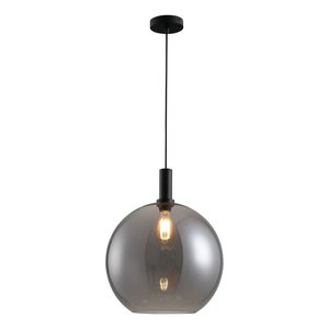 Hanglamp Chandra Zwart Smoke  40cm